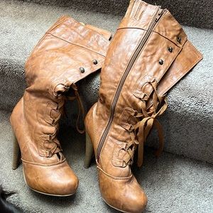 Dress boots worn 2 times